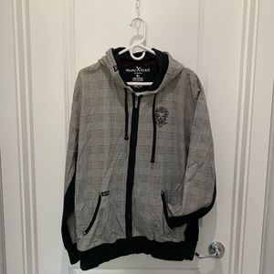 Marc Ecko Cut & Sew hooded sweater.